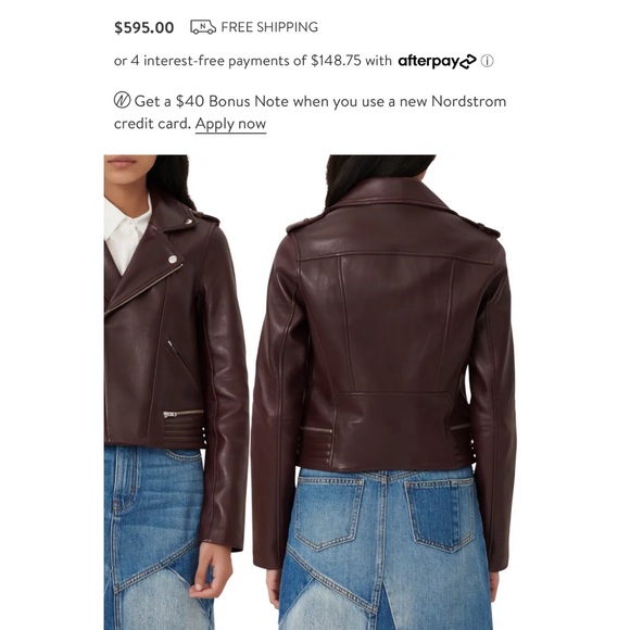 Excellent Condition 💯 black leather Moto Jacket - Picture 14 of 15